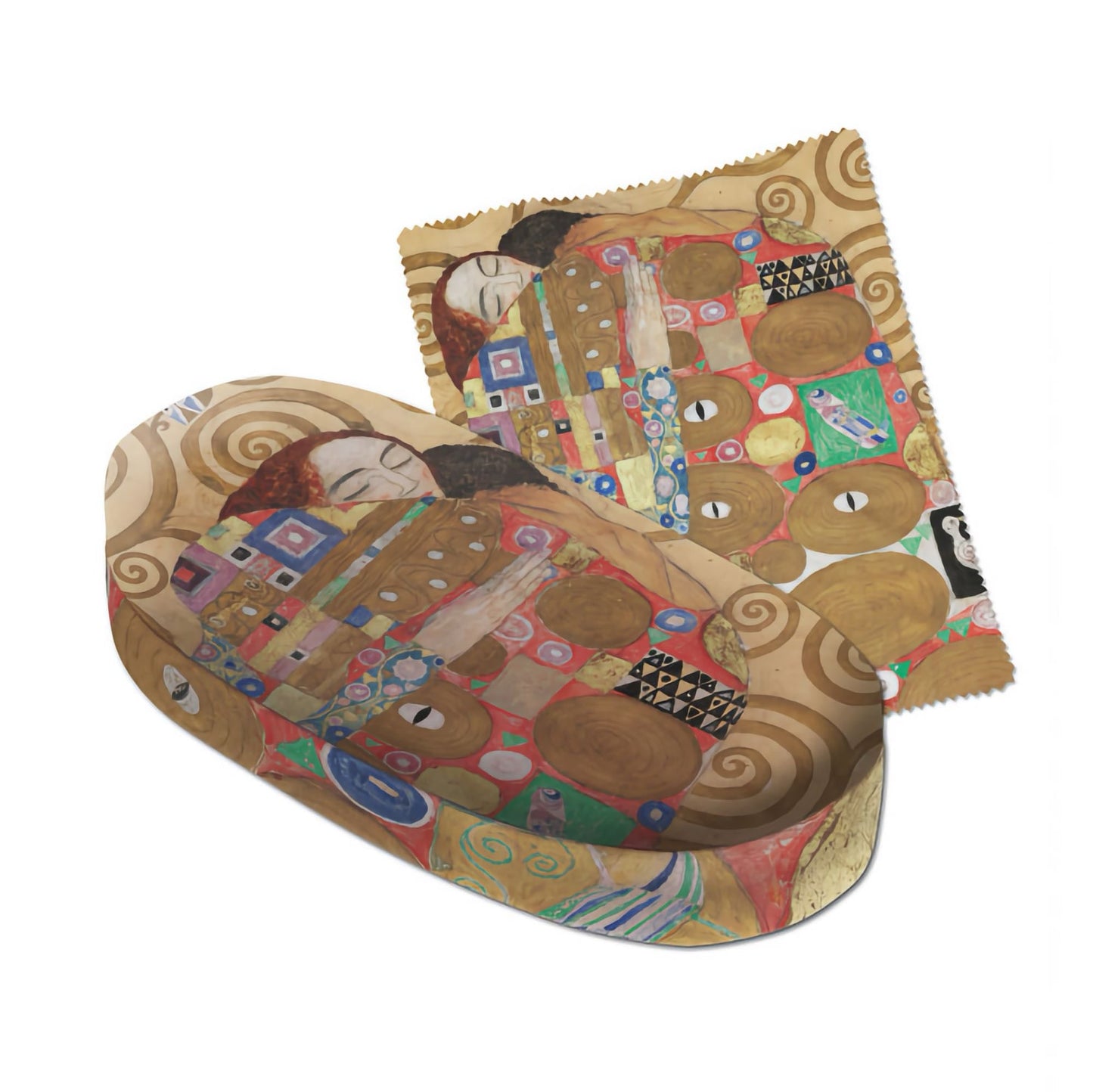 Bekking & Blitz glasses case with microfibre cloth. the kisses