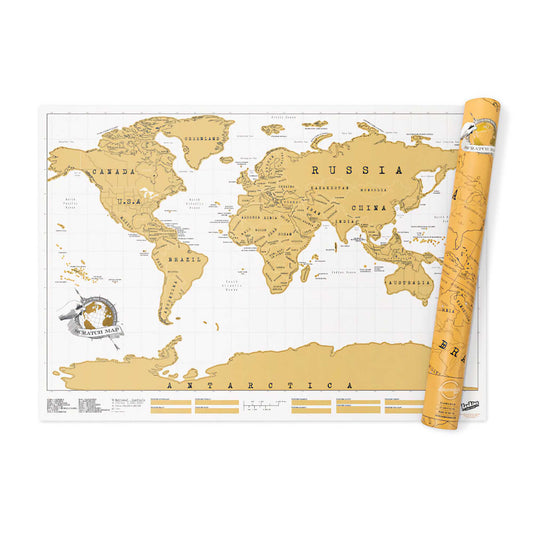 Suck Uk Scratch map 42x30